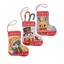 Borduurpakket Christmas Stockings RIOLIS-2239