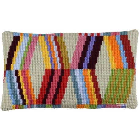 Kruissteekkussen geometrische figuren PAKO 006.852