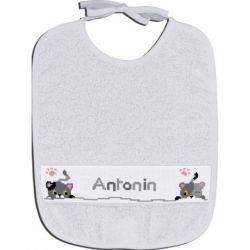 Borduurpakket slabbetje poesjes Princesse 7872