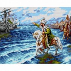 Voorbedrukt stramien na Fausto Zinaro Orchidea 2701M