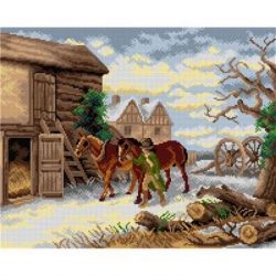 Voorbedrukt stramien naar Thomas Orchidea 2801M