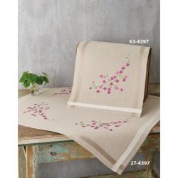 Borduurpakket Purple Lobelia Permin 27-4397