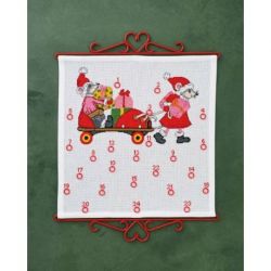 Borduurpakket Roller skate mouse Permin 34-4213