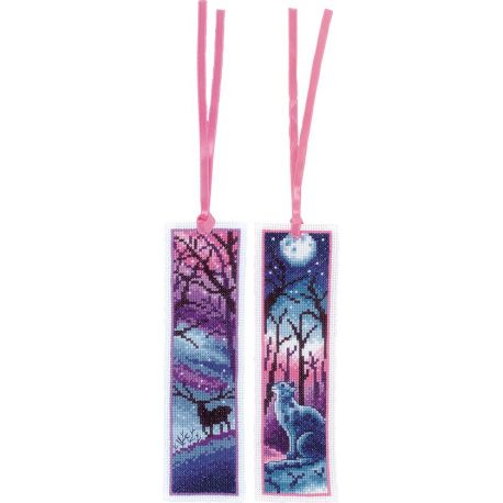 Bladwijzer kit Kat en hert set van 2