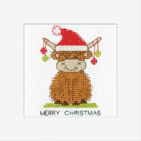 Highland Card - Santa