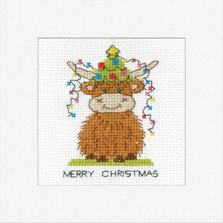 Highland Card - Christmas Lights