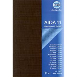 Aida 11 count - Black