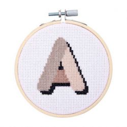 Borduurring Mini Kit Alfabet