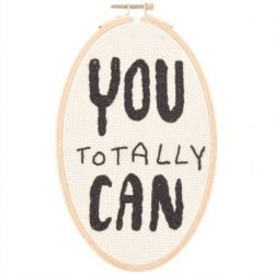 Punch kit, ovale borduurring, You totally can