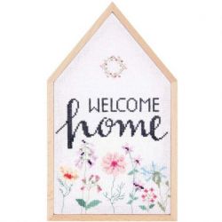 Borduurpakket telpakket, Welcome Home, groot