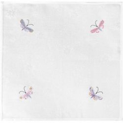Borduurpakket telpakket, Servetten met Vlinders