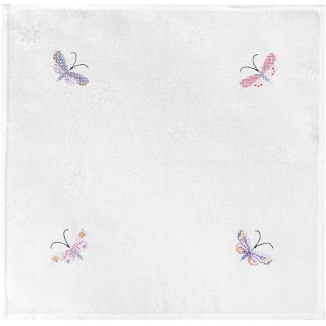 Borduurpakket telpakket, Servetten met Vlinders