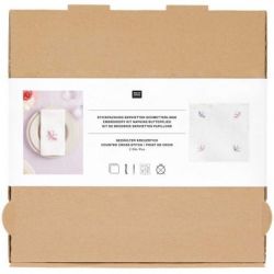 Borduurpakket telpakket, Servetten met Vlinders