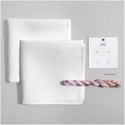 Borduurpakket telpakket, Servetten met Vlinders