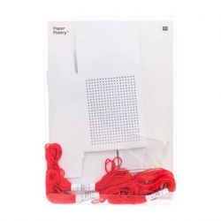 Paper Poetry geschenkdozen voor borduurwerk wit set van 3
