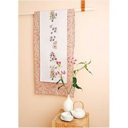 Borduurpakket tafellint vogel 30x160cm