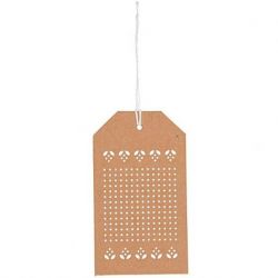 Hanger voor borduurwerk 24 stukjes kraftpapier