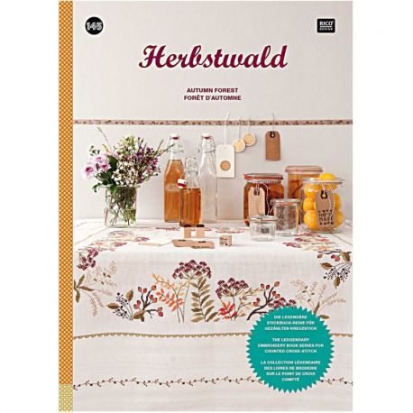 Borduurboek herfstbos Nr.145