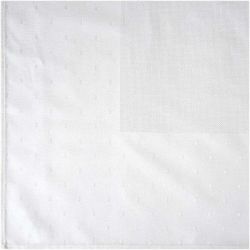 Wit tafelkleed voor borduurwerk 90x90cm