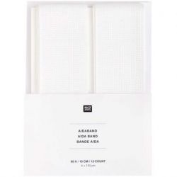 Aida tape wit 6 steken/cm 2x 4x110cm