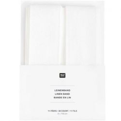 Linnen lint wit 11-draads 2x 4x110cm
