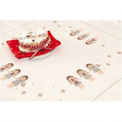 Borduurpakket deken engelenorkest 90x90cm