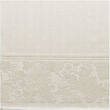 Chrysant tafelkleed naturel 90x90cm