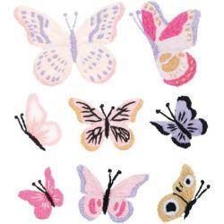 Plak en naai vlinders