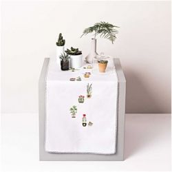 Borduurpakket loper cactussen 40x150cm