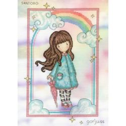 Rainbow Wishes Gorjuss borduurpakket