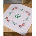 Permin 27-6851 voorbedrukt tafelkleed Rozen