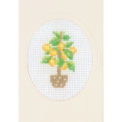 Borduurkaart Citroenboom