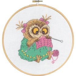 Borduurring Uil die breit