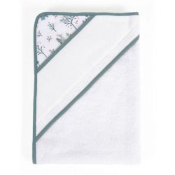 Bedrukte Badhanddoek Turquoise