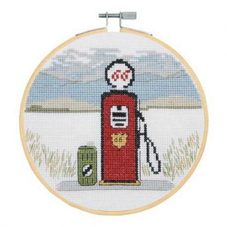 Borduurpakket Benzine pomp