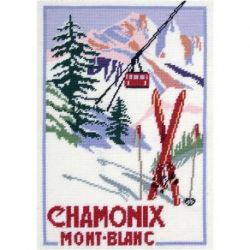 Stramien voorbedrukt Chamonix