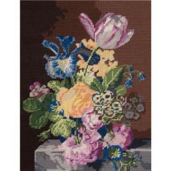 Stramien voorbedrukt Rozen