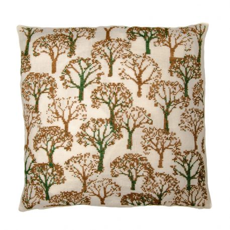 Kussen Bomen in twee kleuren