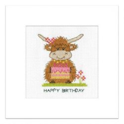 Highland Card - Birthday Cake