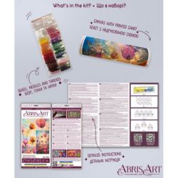 Kralenborduurpakket "Spring rhythm" 24x42 cm AAB-943