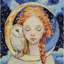 Borduurpakket "Daughter of the Moon" 25x24 cm AAH-271