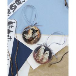 Decoration "Boo!" (Interior Decoration) 13.2x6.6 cm AABT-042