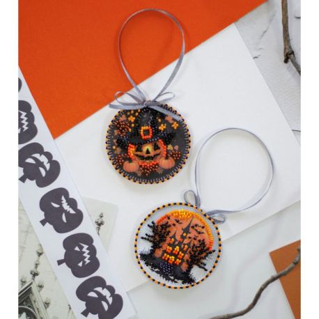 Decoration "Festive Halloween" 13.2x6.6 cm AABT-039