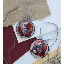 Decoration "Eerie beauty" 13.2x6.6 cm AABT-038