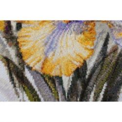 Borduurpakket Irises (bloemen) 21x30 cm AAH-142