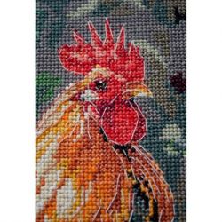 Borduurpakket The Rooster in the Yard (Deco Scenes) 23x30 cm AAH-268