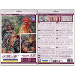 Borduurpakket The Rooster in the Yard (Deco Scenes) 23x30 cm AAH-268