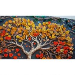 Kralenborduurpakket "Warm feelings" (Deco Scenes) 20x20 cm AAMB-119