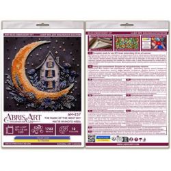 Kralenborduurpakket "The magic of the night sky" 15x15 cm AAM-257