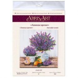 Kralenborduurpakket Lavander`s aroma (Still life) 20x20 cm AAMB-059